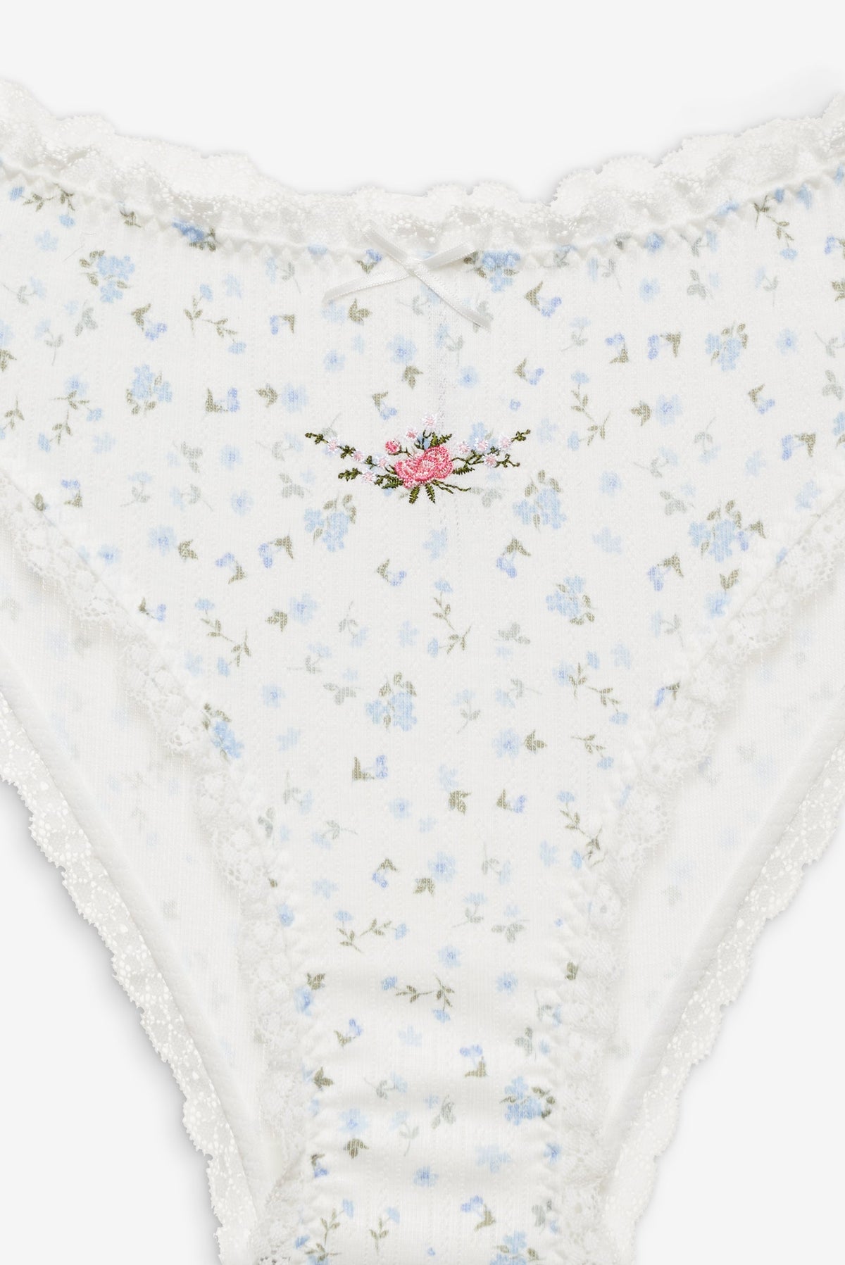 Floral Panty 3-Pack White - For Love & Lemons