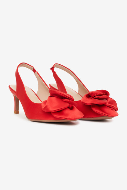 Hartley Heel Red - For Love & Lemons