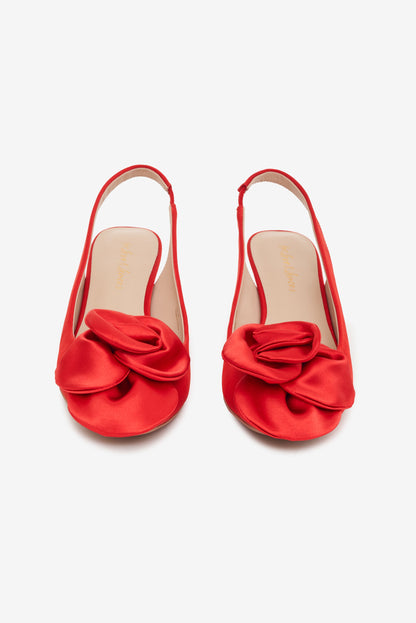Hartley Heel Red - For Love & Lemons