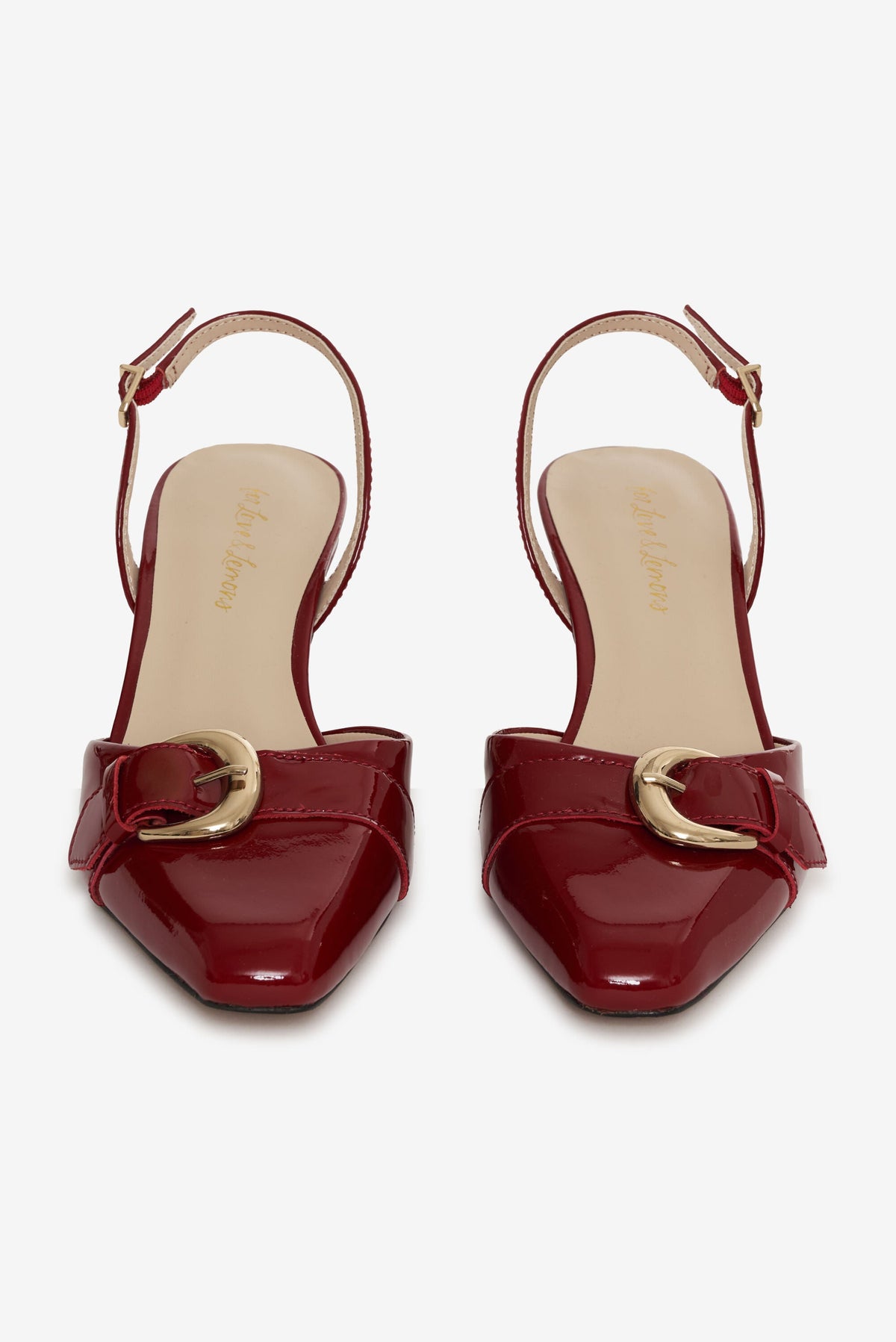 Marion Buckle Heel Oxblood - For Love & Lemons