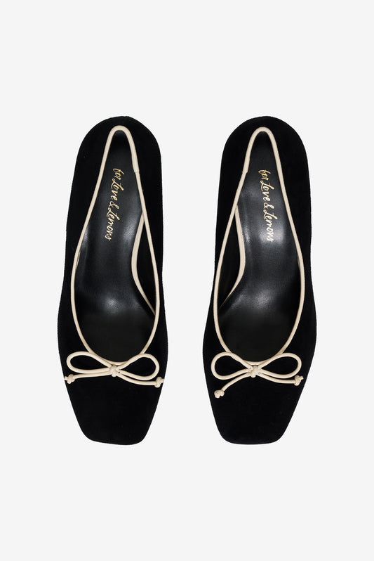 Angelina Heel Black - For Love & Lemons