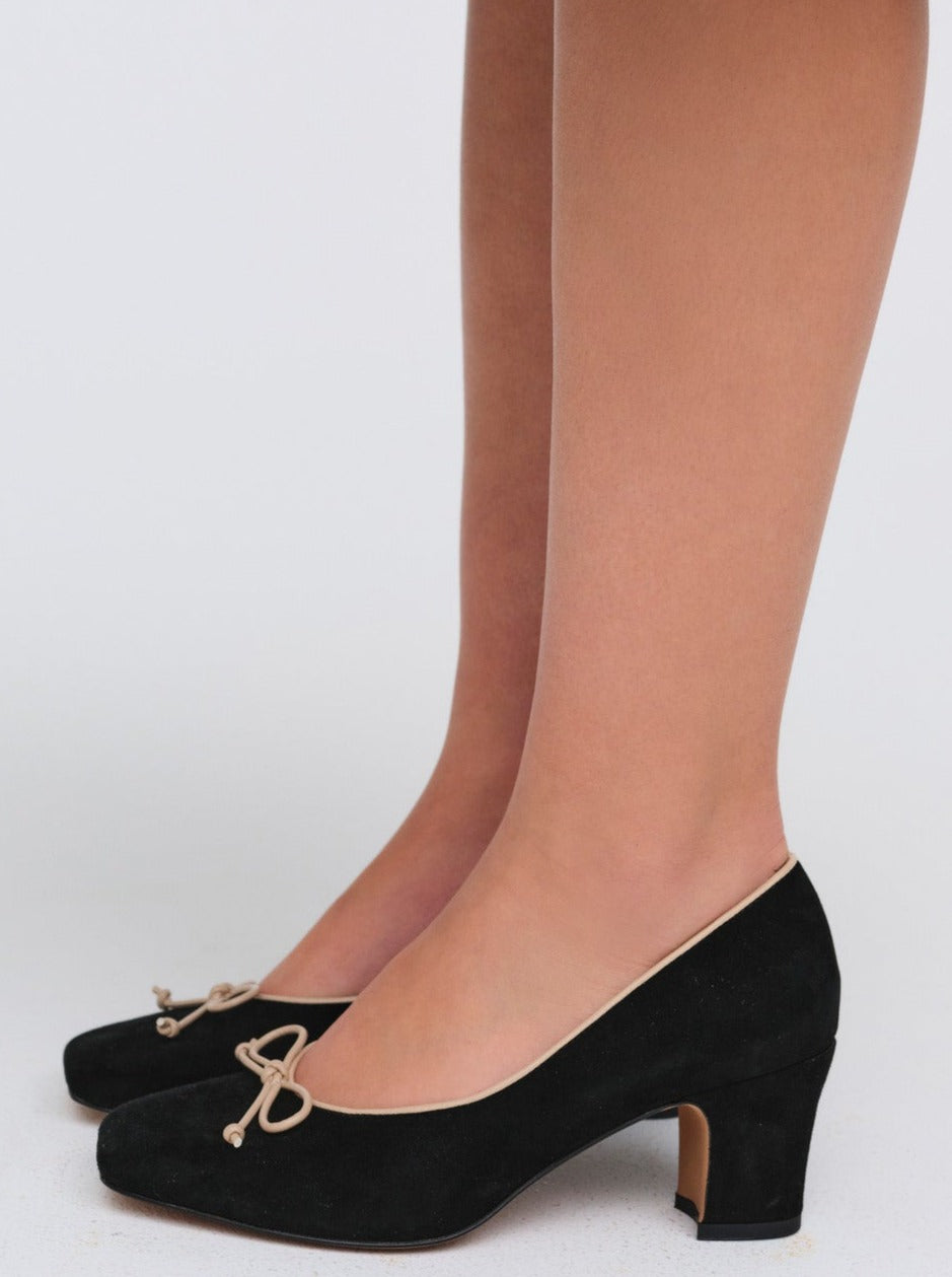 Angelina Heel Black - For Love & Lemons