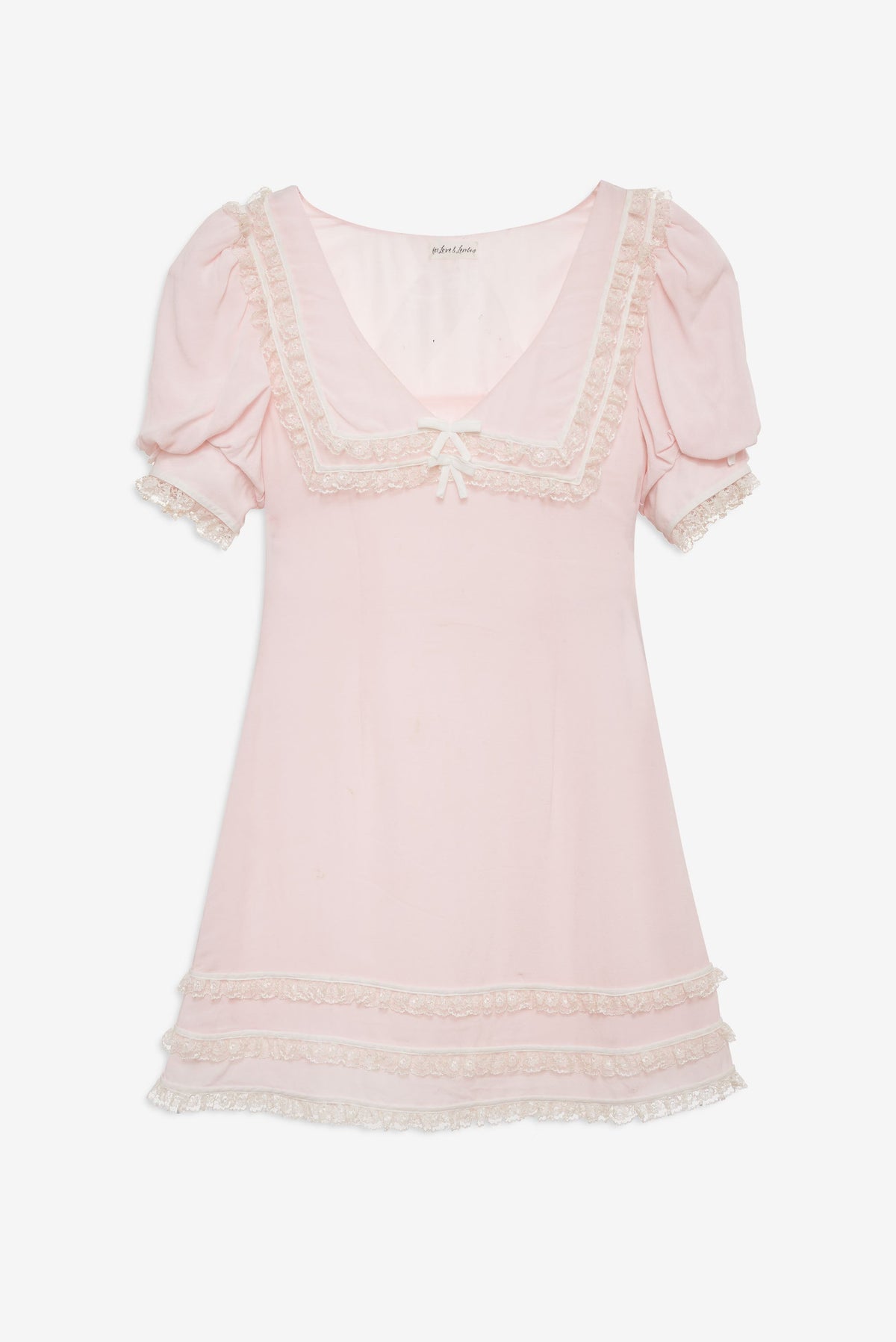 Ashley Mini Dress Pink - For Love & Lemons