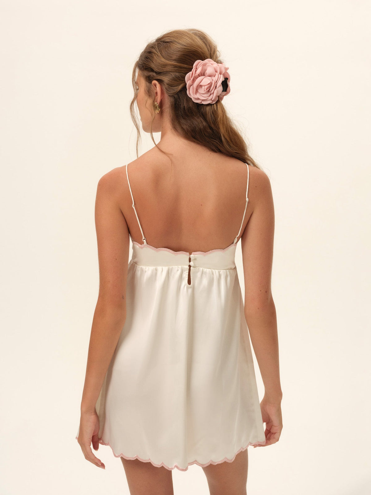 Loralai Mini Dress Blush - For Love & Lemons