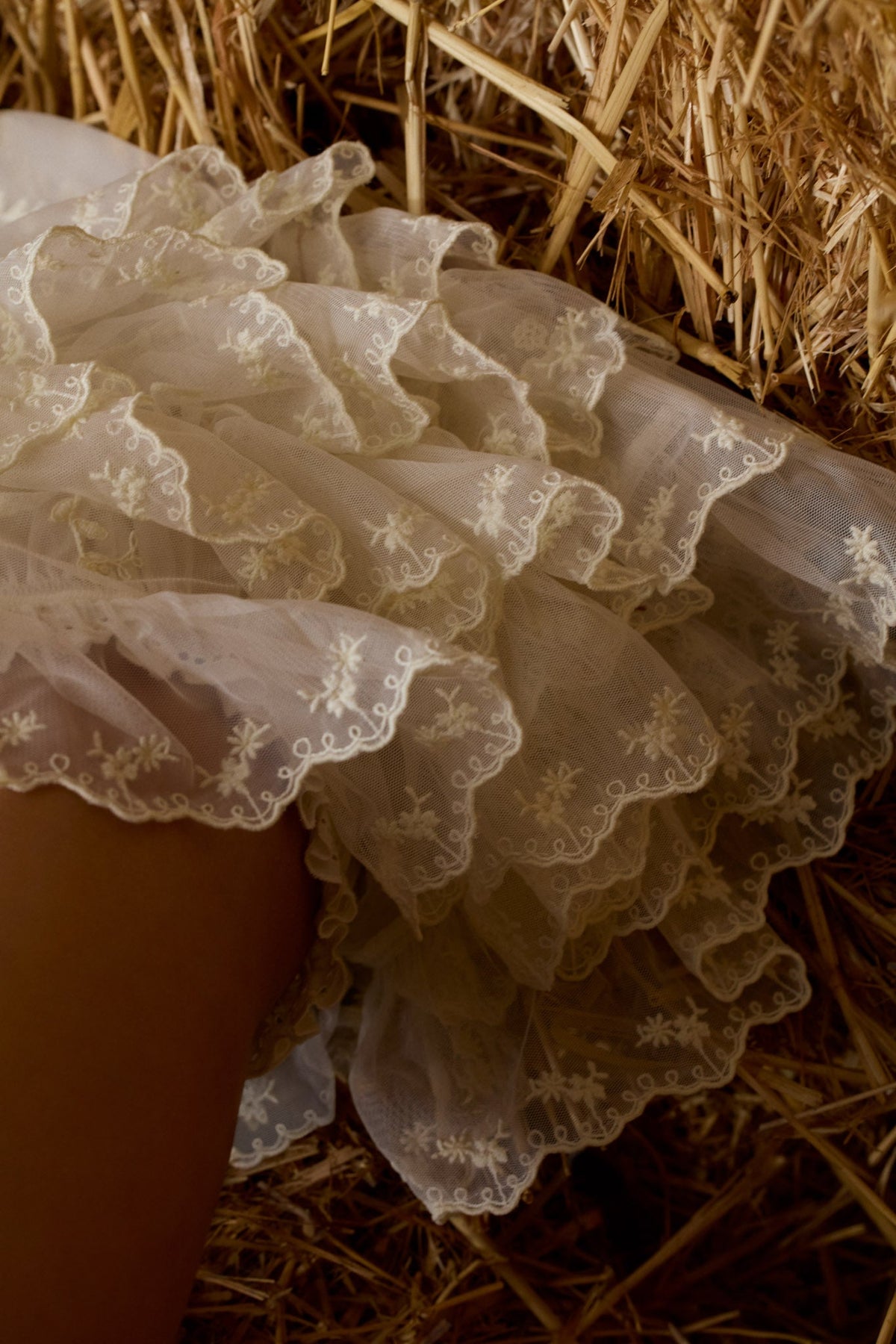Hudson Mini Dress Cream - For Love & Lemons