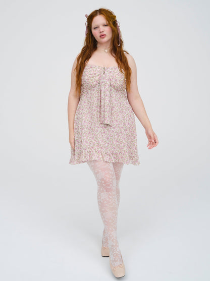 Teagan Mini Dress White - For Love & Lemons