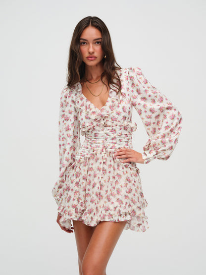 Jayleen Mini Dress Pink - For Love & Lemons