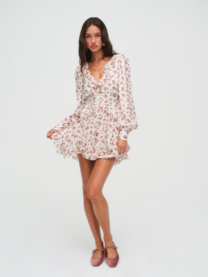 Jayleen Mini Dress Pink - For Love & Lemons
