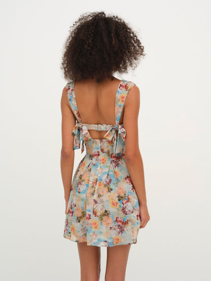 August Mini Dress Multi - For Love & Lemons