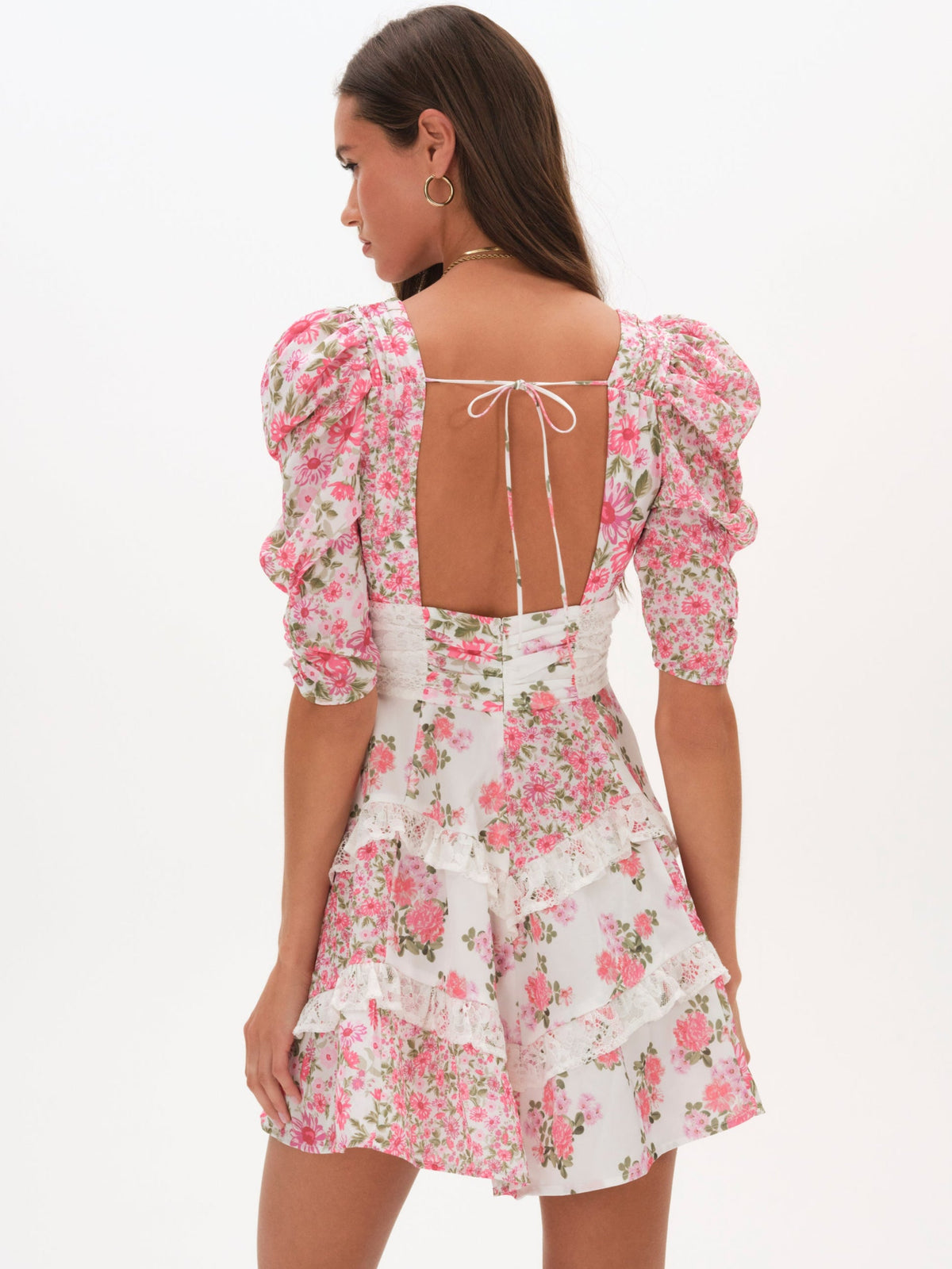 Rosalyn Mini Dress Pink - For Love & Lemons