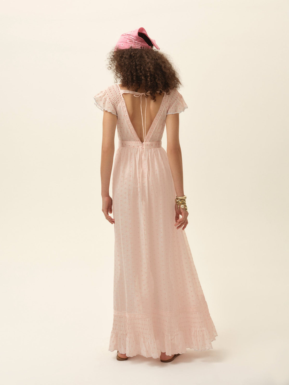 Frances Maxi Dress Light Pink - For Love & Lemons