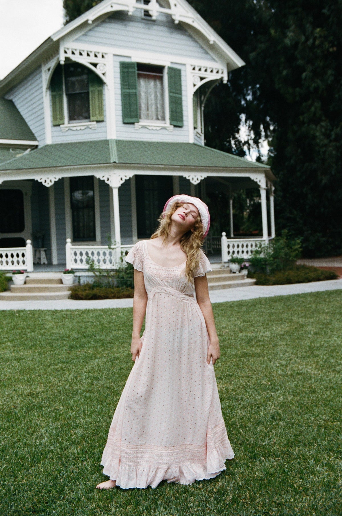 Frances Maxi Dress Light Pink - For Love & Lemons