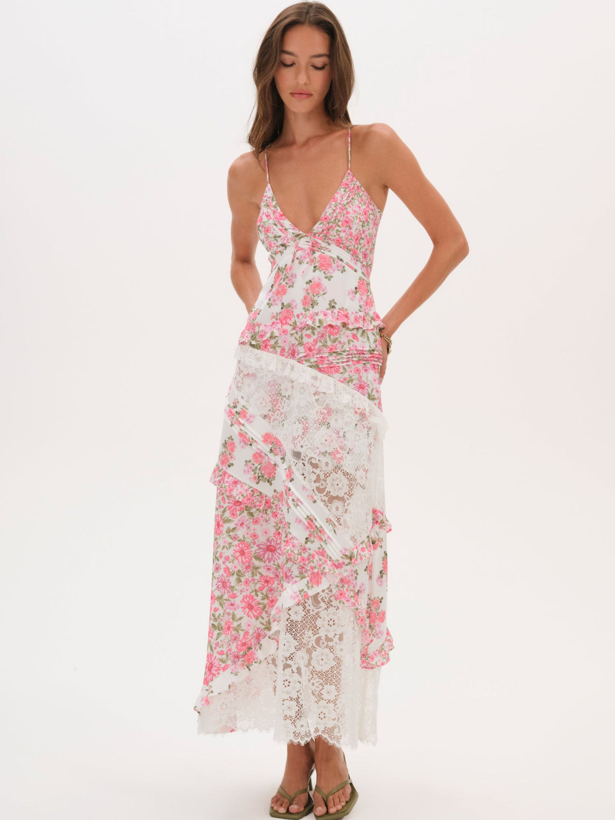 Rosalyn Maxi Dress Pink - For Love & Lemons
