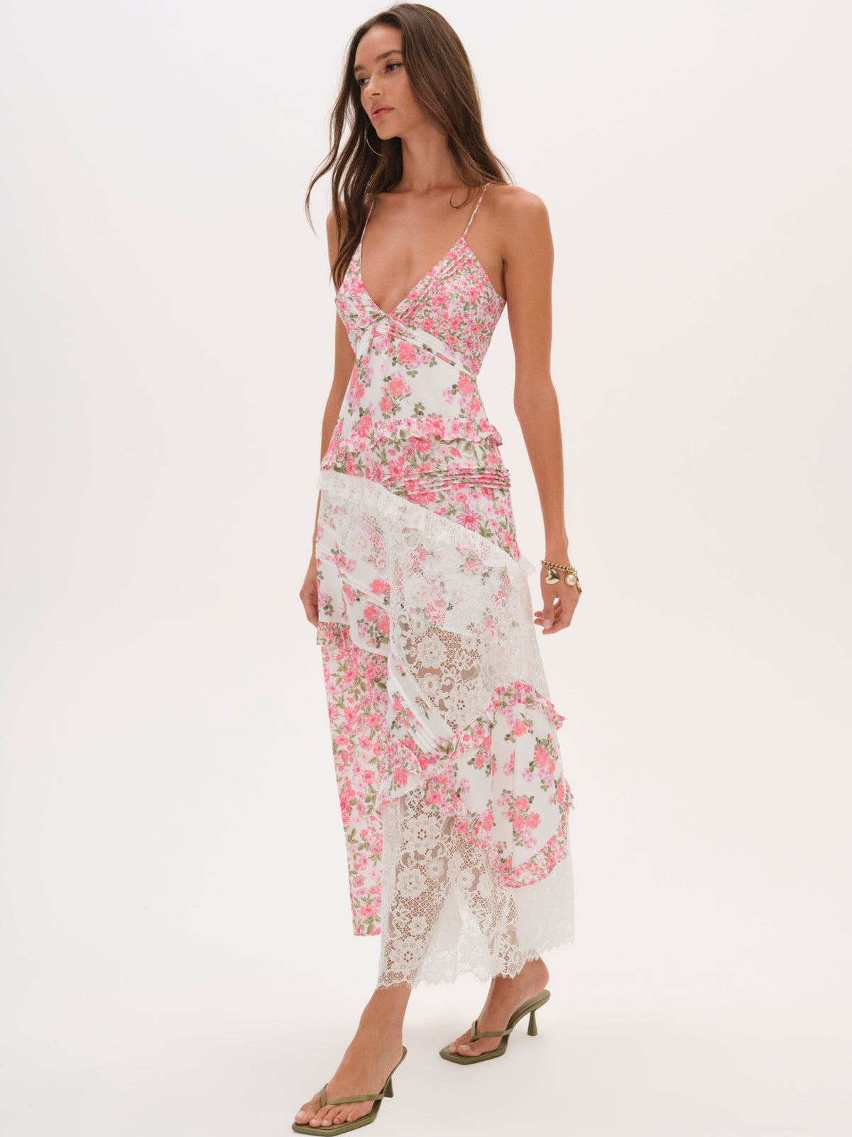Rosalyn Maxi Dress Pink - For Love & Lemons
