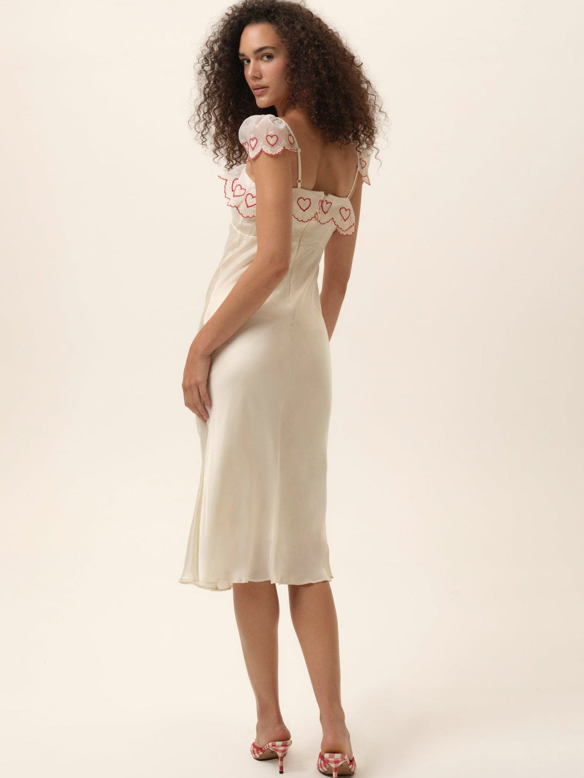 Amor Midi Dress Cream - For Love & Lemons