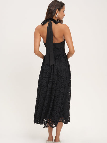 Lakeside Midi Dress Black - For Love & Lemons