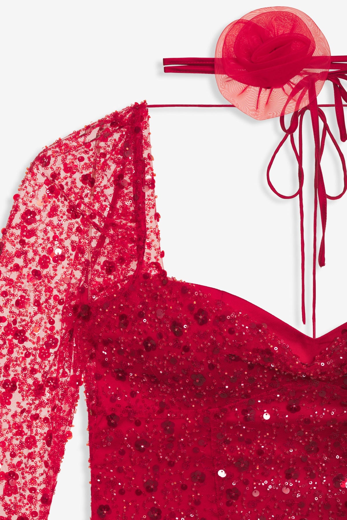Gwendolyn Mini Dress Red - For Love & Lemons