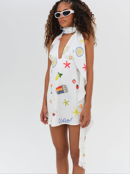 Carla Mini Dress Multi - For Love & Lemons
