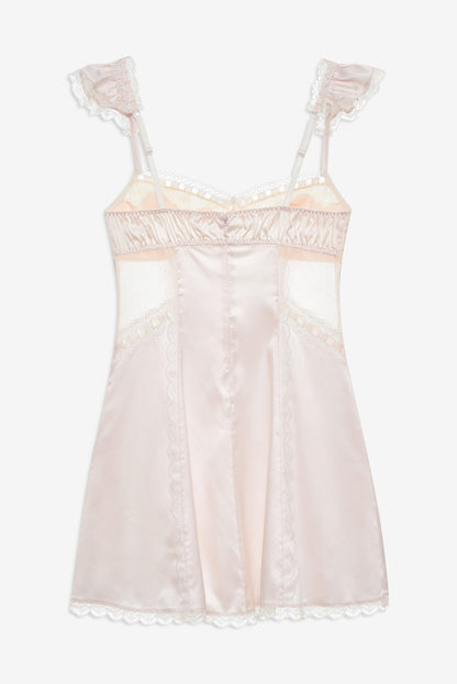 Starlet Slip Dress Peach - For Love & Lemons