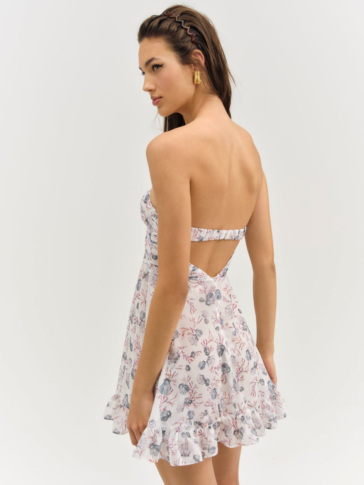 Teagan Mini Dress White - For Love & Lemons