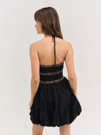 Mckinley Mini Dress Black - For Love & Lemons