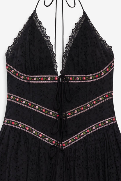 Mckinley Mini Dress Black - For Love & Lemons