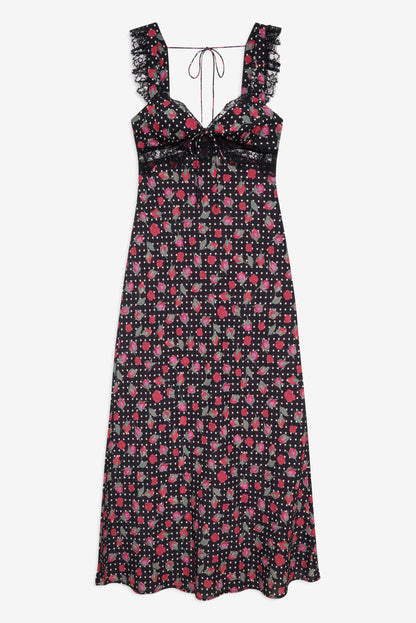 Clarisse Maxi Dress Black - For Love & Lemons