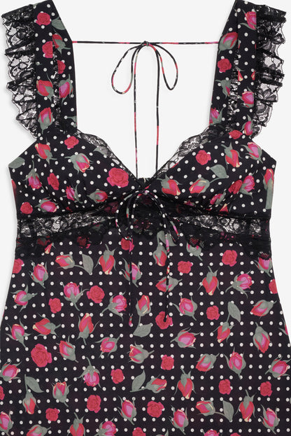 Clarisse Maxi Dress Black - For Love & Lemons