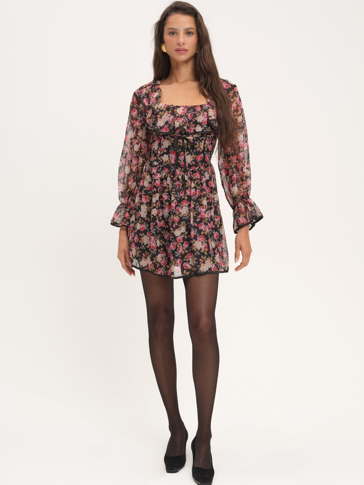 Amara Mini Dress Black - For Love & Lemons