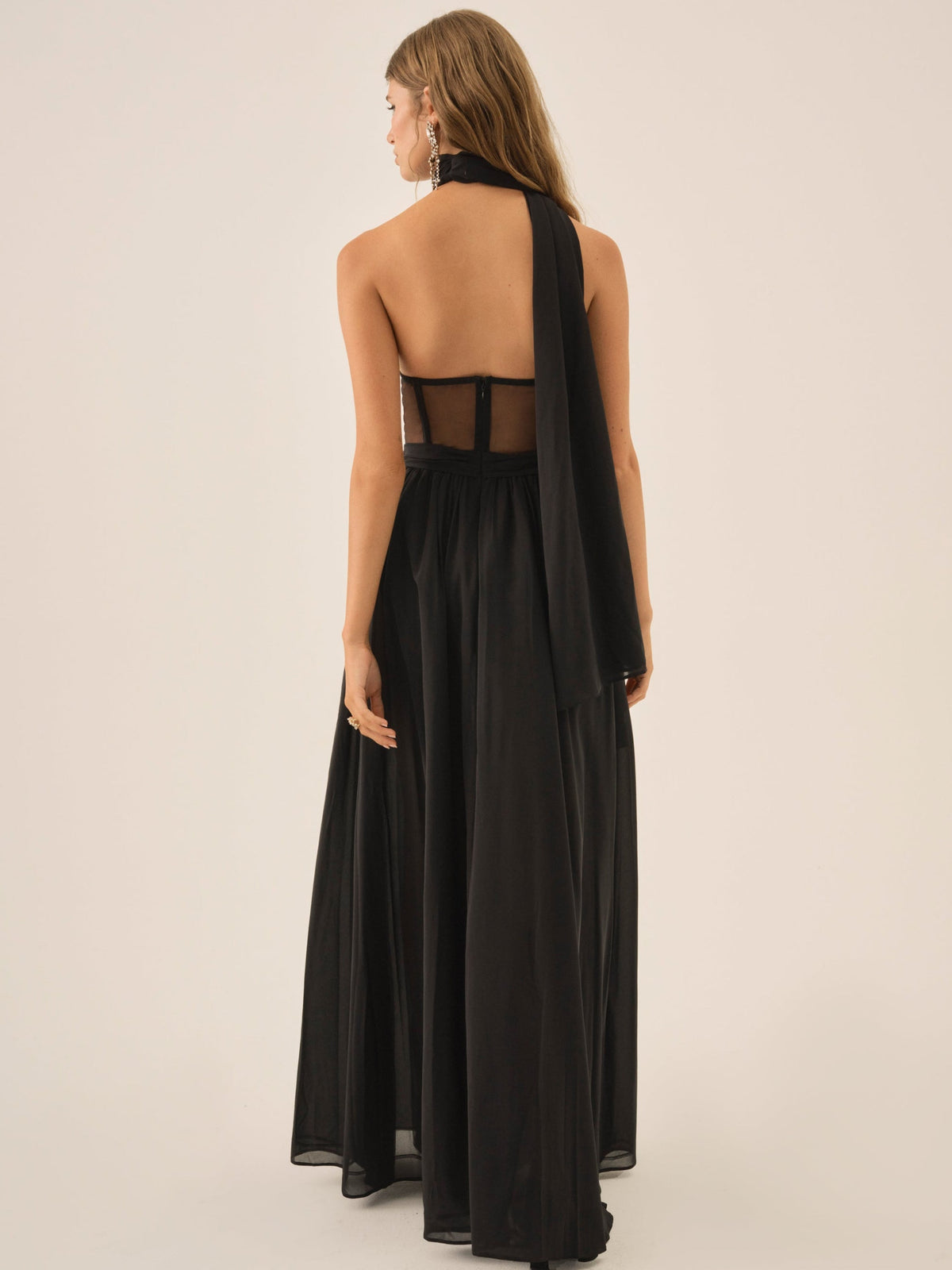 Anya Gown  Black - For Love & Lemons