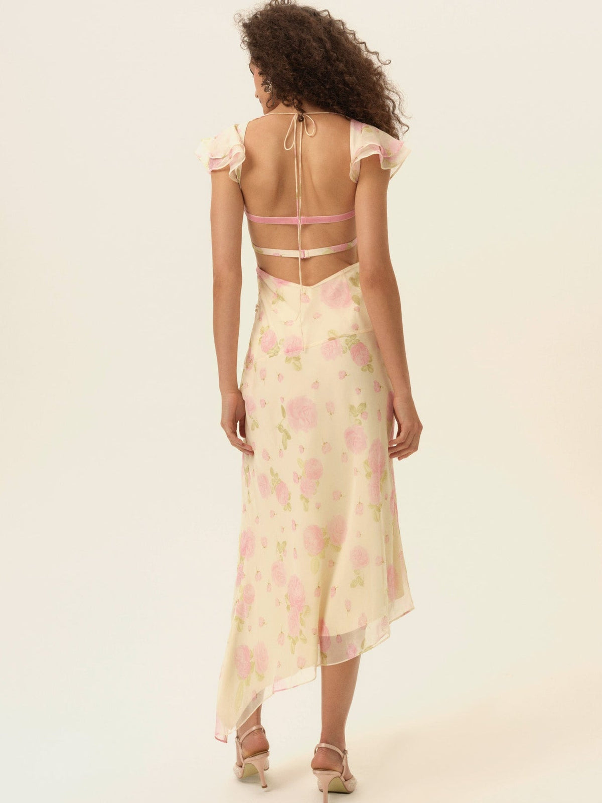 Rue Midi Dress Soft Yellow - For Love & Lemons