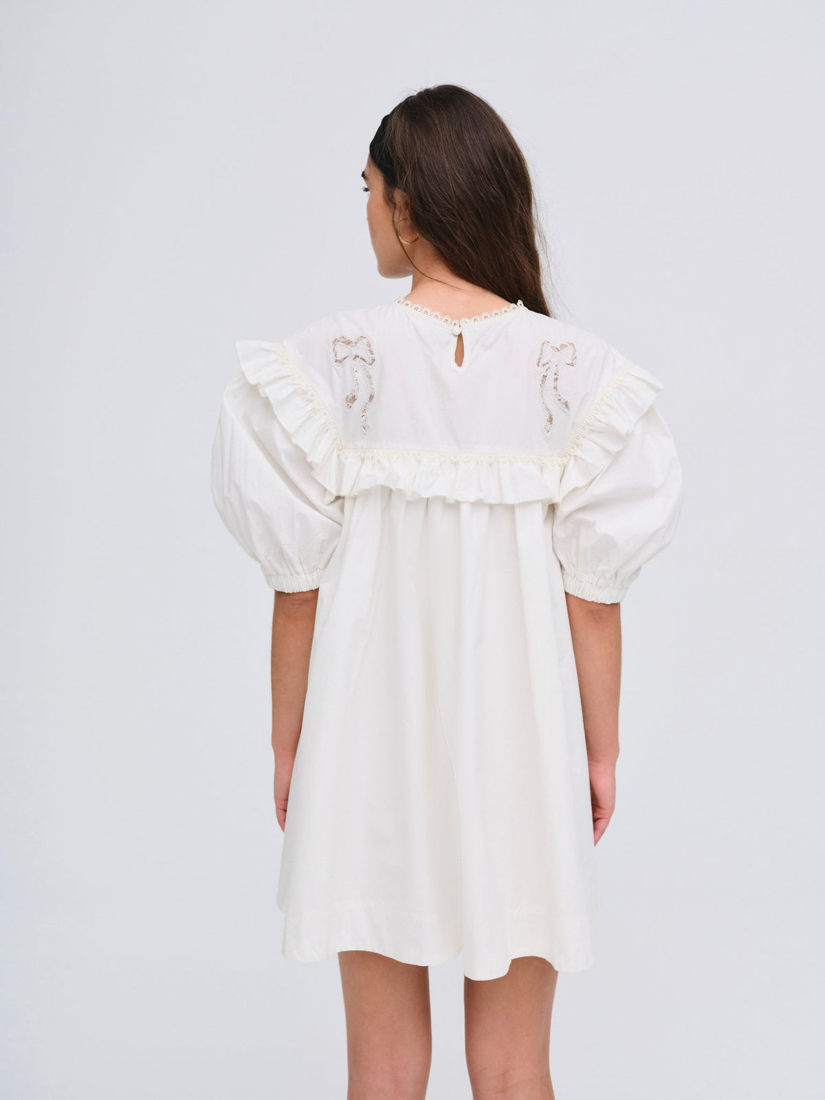 Blair Mini Dress White - For Love & Lemons