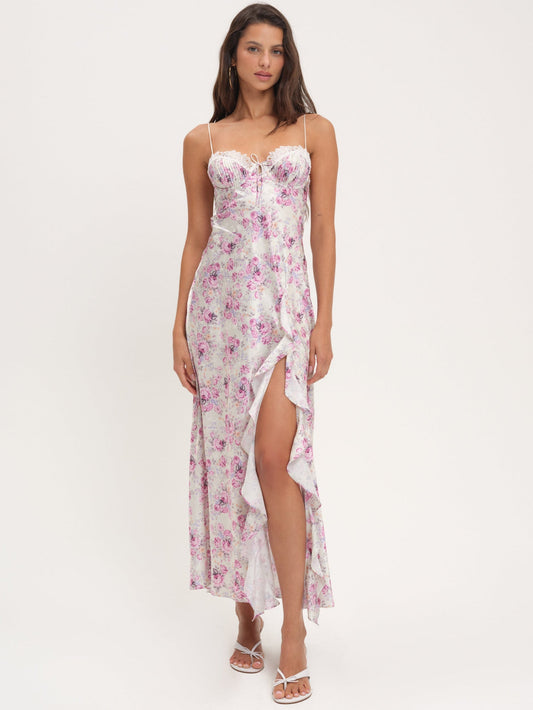 Chantelle Maxi Dress White - For Love & Lemons