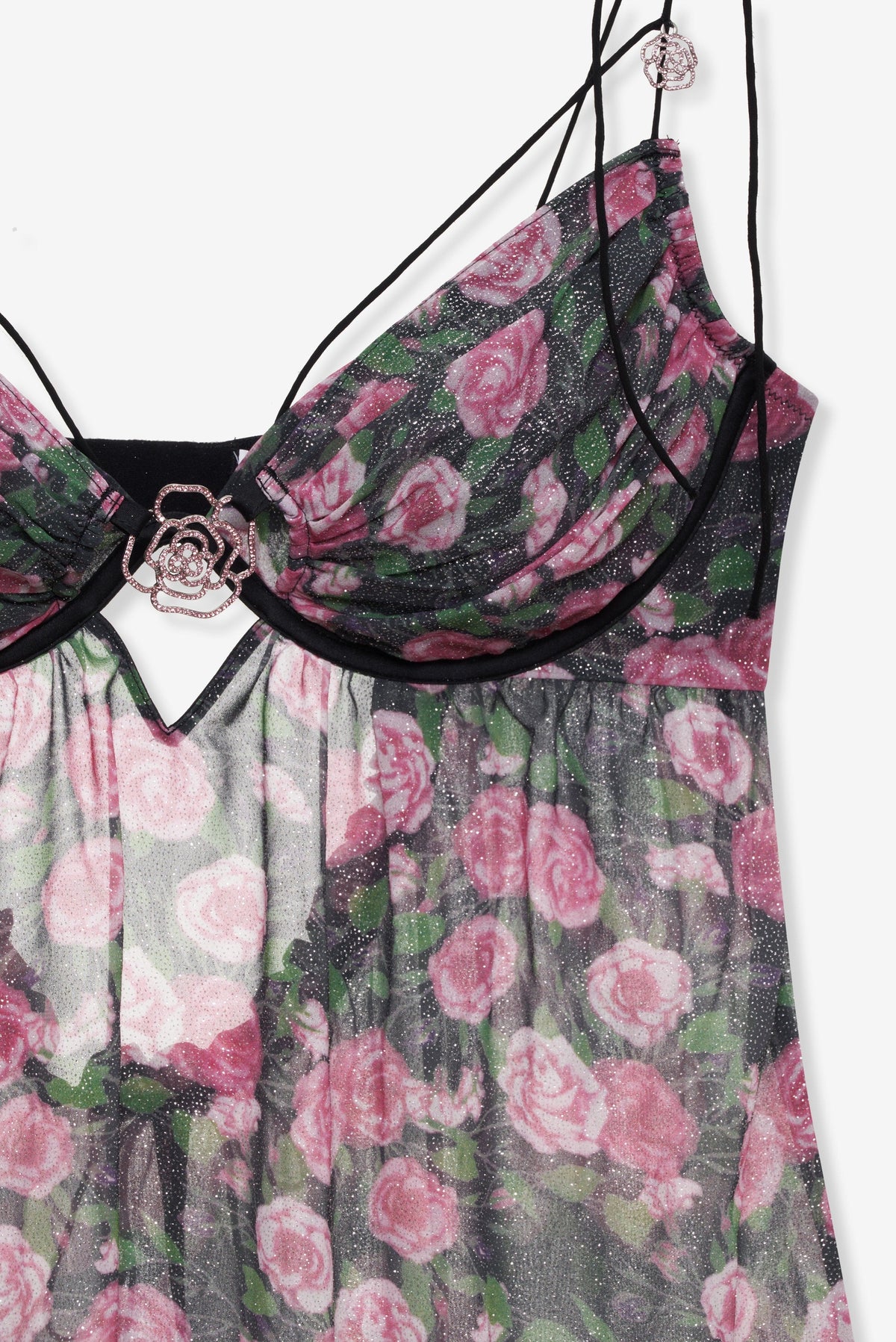 Ciara Slip Dress Black - For Love & Lemons