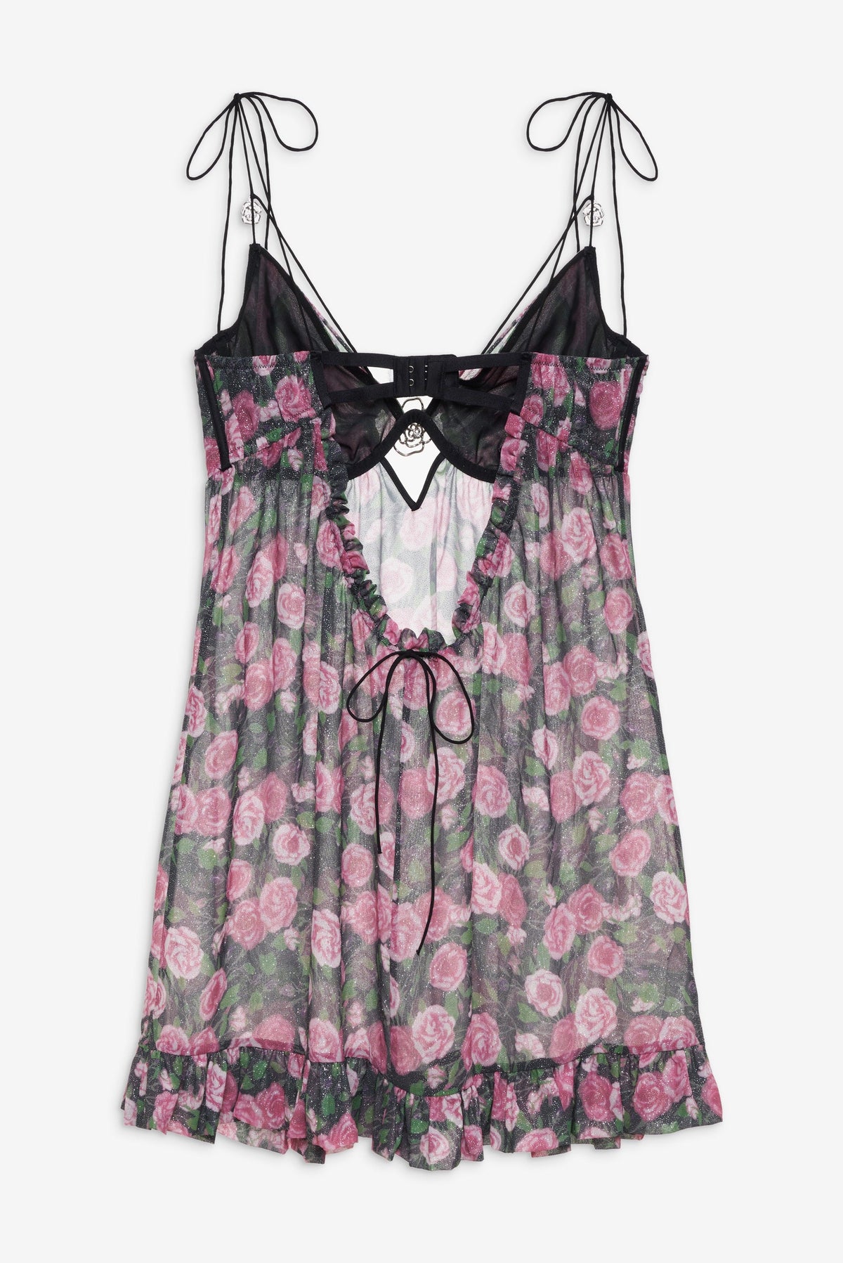 Ciara Slip Dress Black - For Love & Lemons