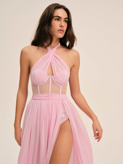 Anya Gown Pink - For Love & Lemons