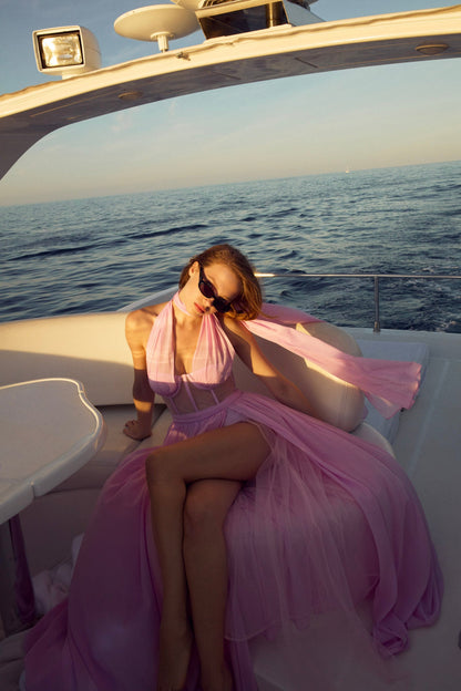Anya Gown Pink - For Love & Lemons