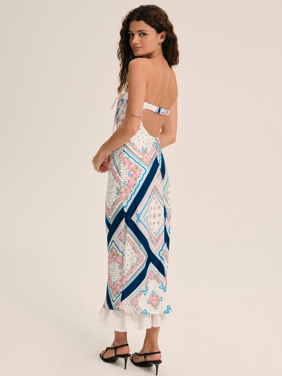 Daisy Mae Midi Dress Blue - For Love & Lemons