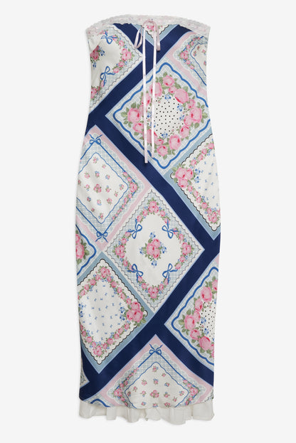 Daisy Mae Midi Dress Blue - For Love & Lemons