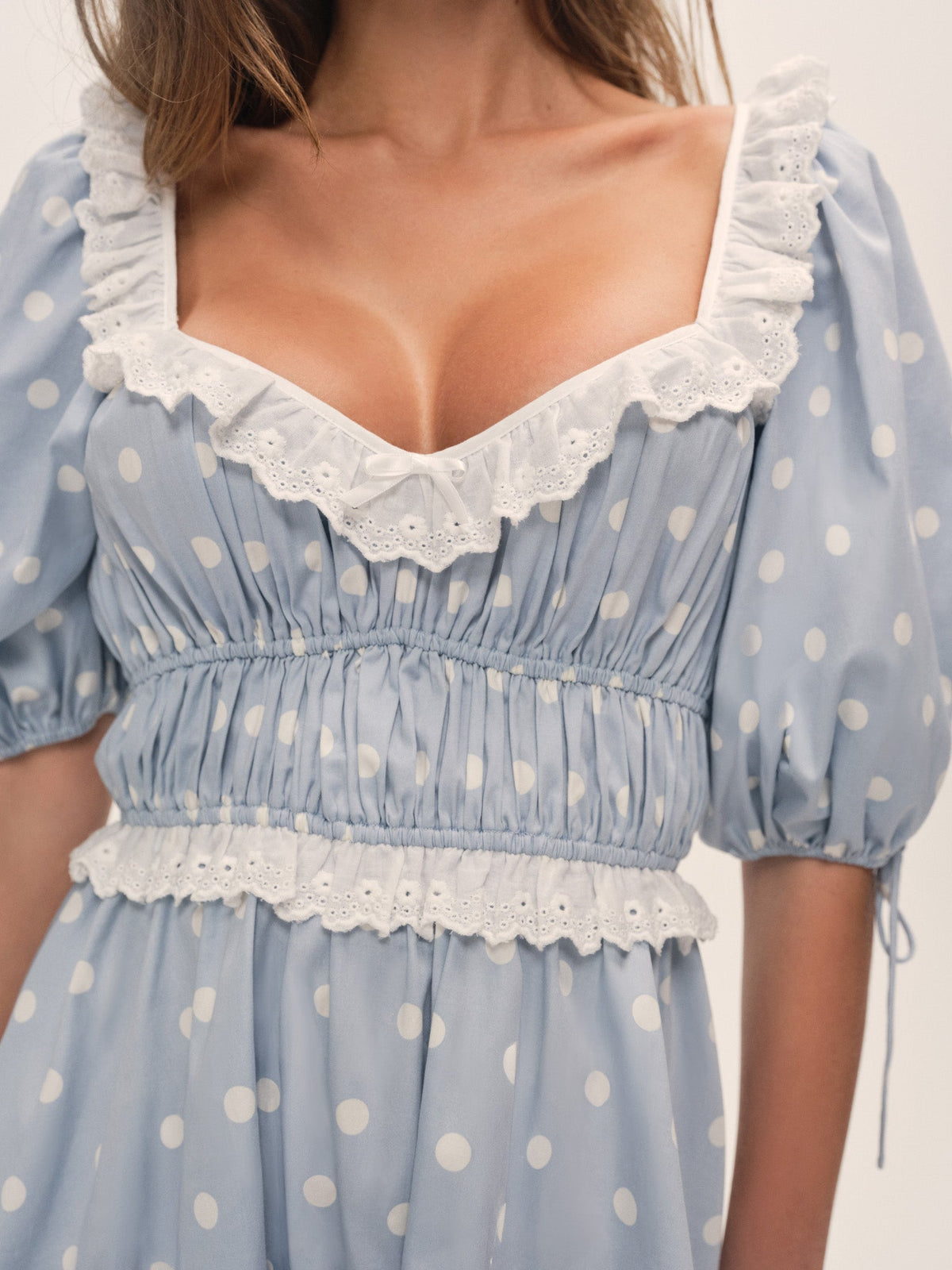 Jackson Mini Dress Blue - For Love & Lemons