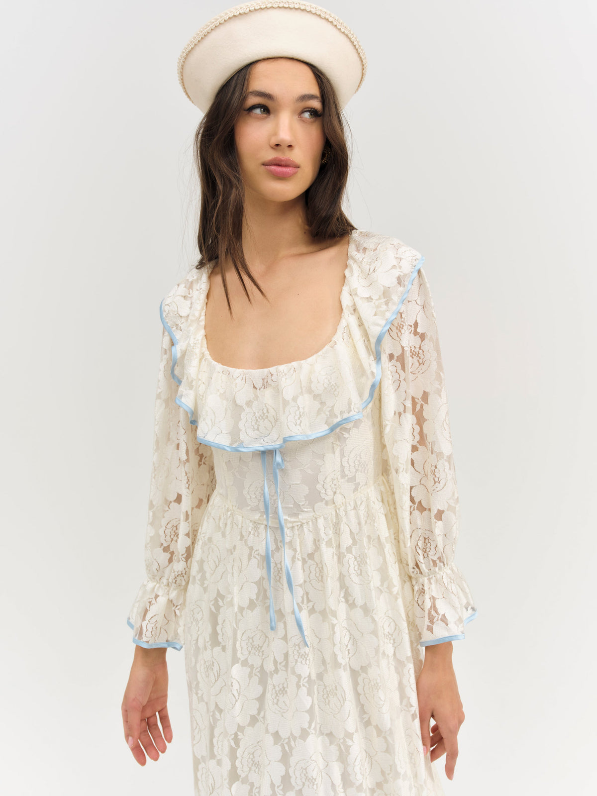 Severine Maxi Dress Cream - For Love & Lemons