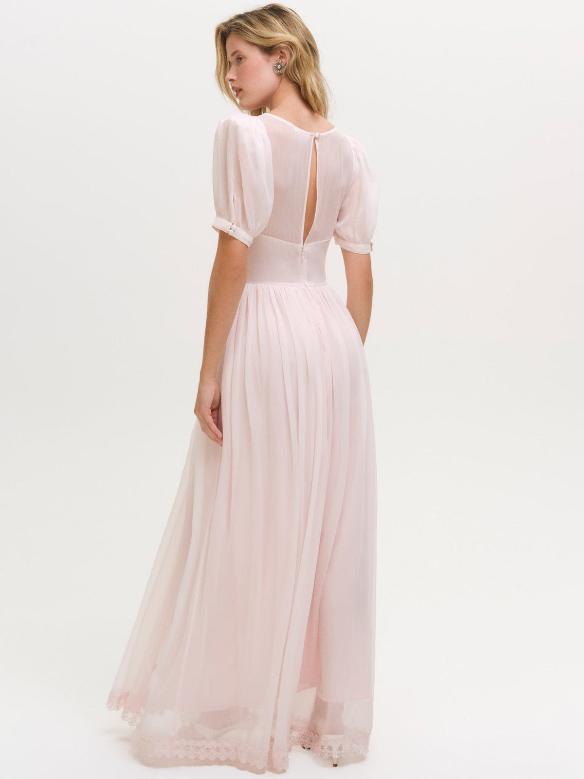 Rae Rose Maxi Dress Pink - For Love & Lemons