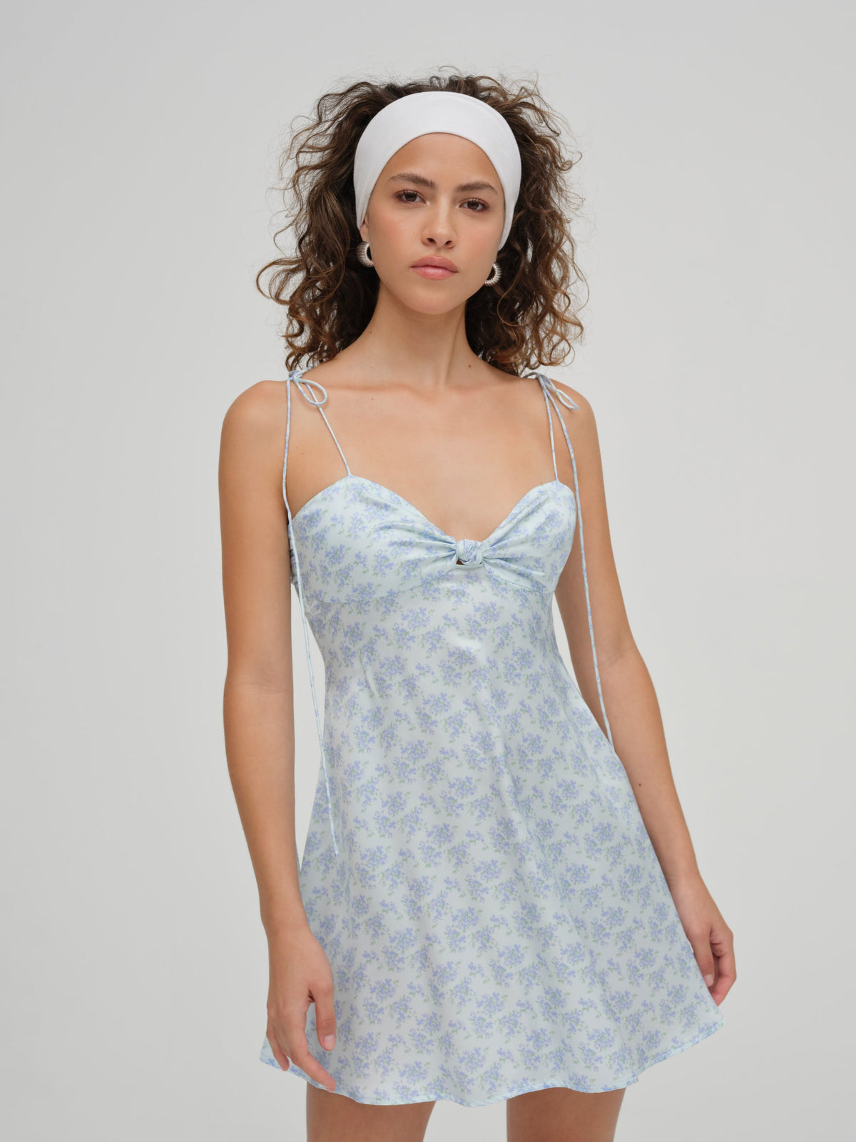 Adira Mini Dress Blue - For Love & Lemons