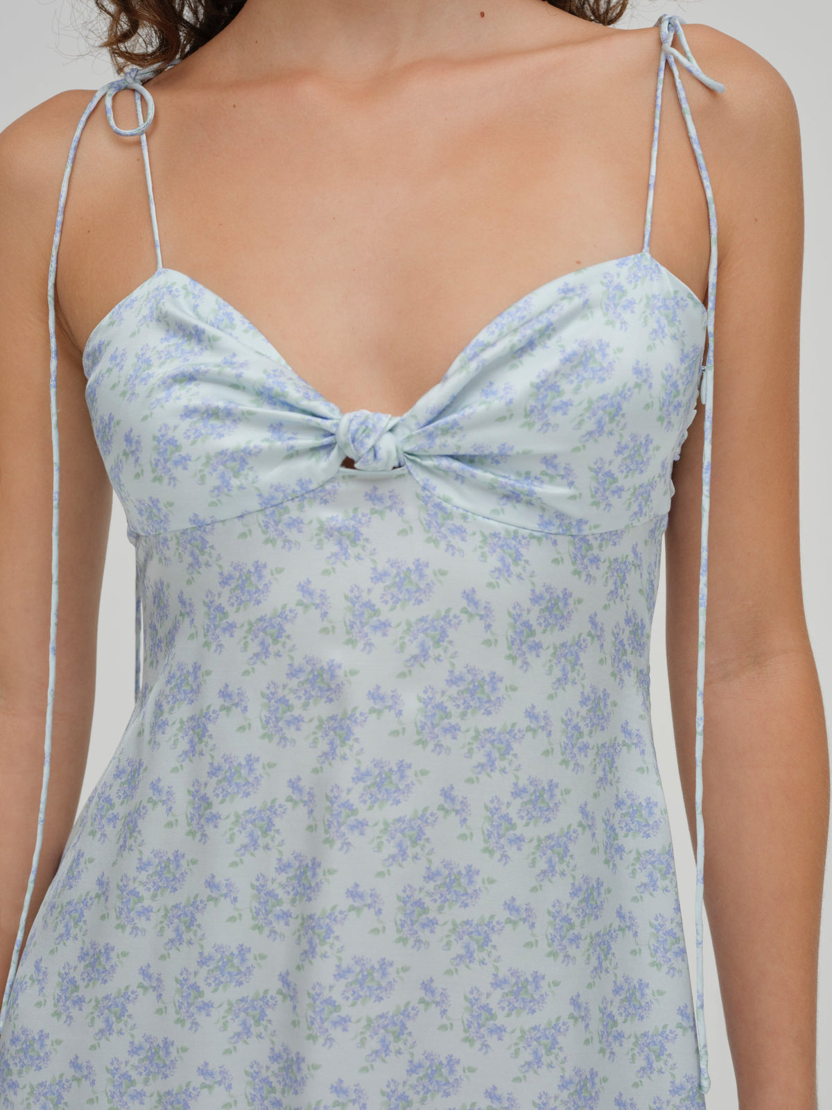 Adira Mini Dress Blue - For Love & Lemons