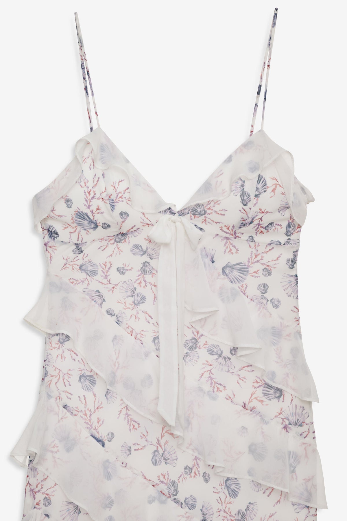 Debby Ruffled Maxi Dress White - For Love & Lemons