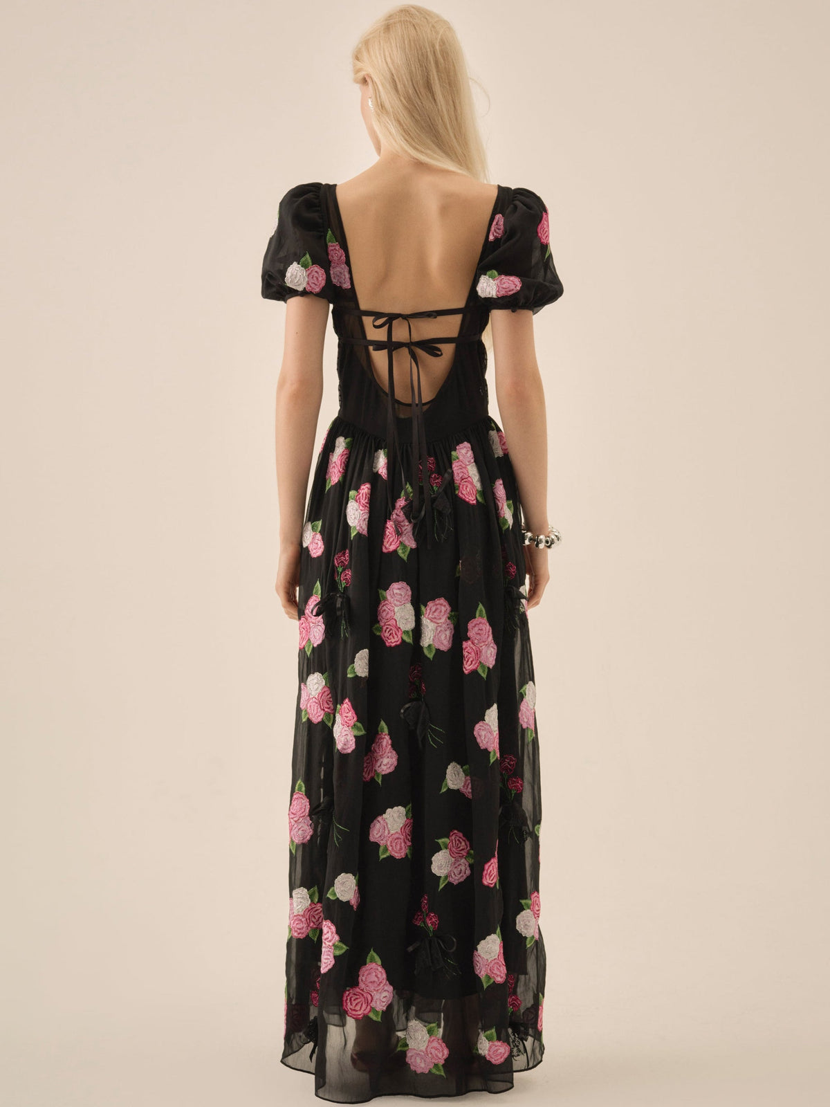 Midnight Garden Maxi Dress Black - For Love & Lemons