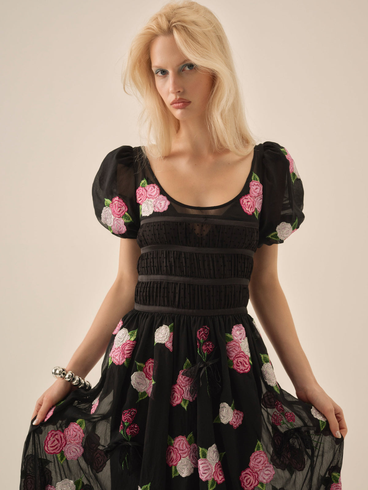 Midnight Garden Maxi Dress Black - For Love & Lemons