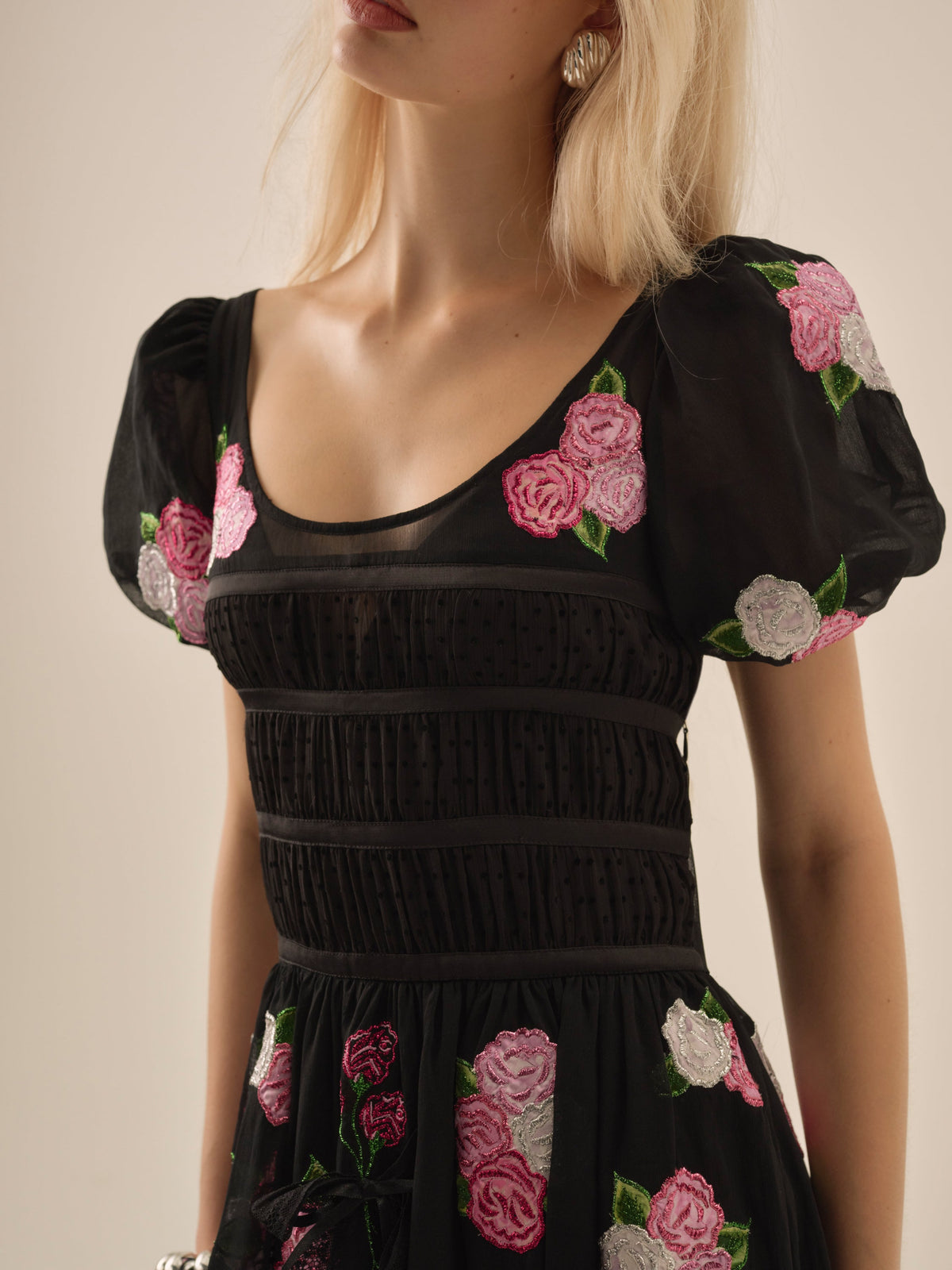Midnight Garden Maxi Dress Black - For Love & Lemons