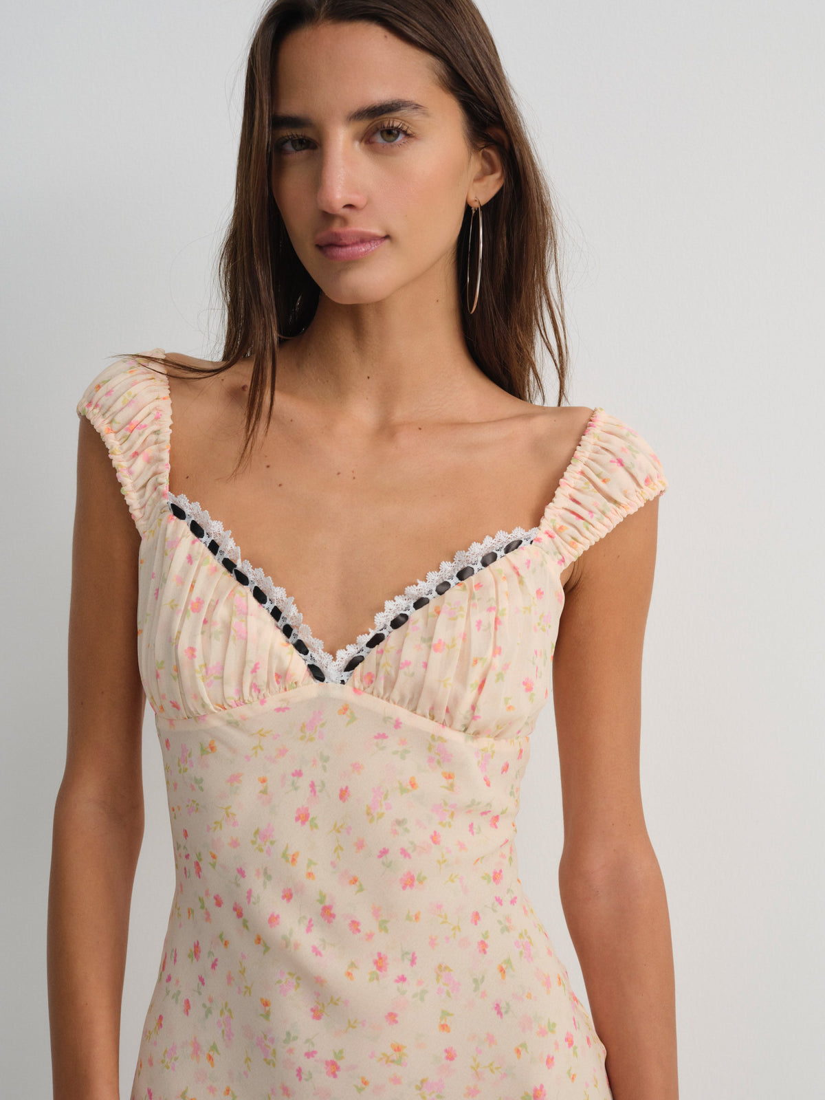 Emmaline Maxi Dress Peach - For Love & Lemons