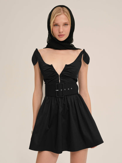Quinne Mini Dress Black - For Love & Lemons